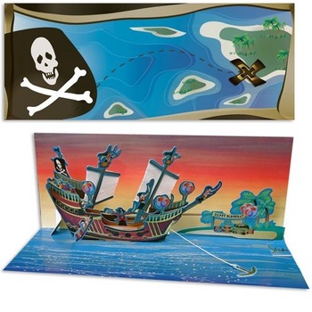 Felicitare Corabie de pirati-3D Panoramics Felicitare Corabie de pirati-3D Panoramics