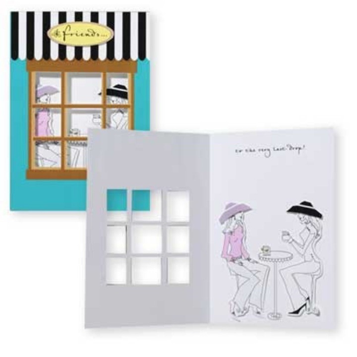 3D Trespanache-Cafenea üdvözlőlap