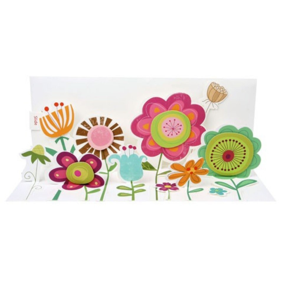 Felicitare Pasare in gradina-3D Panoramics