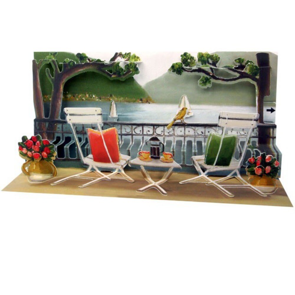 Felicitare Pe malul lacului-3D Panoramics