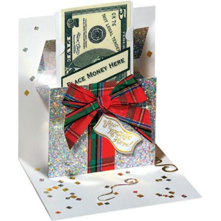 3D картичка за зимата - Gift with value