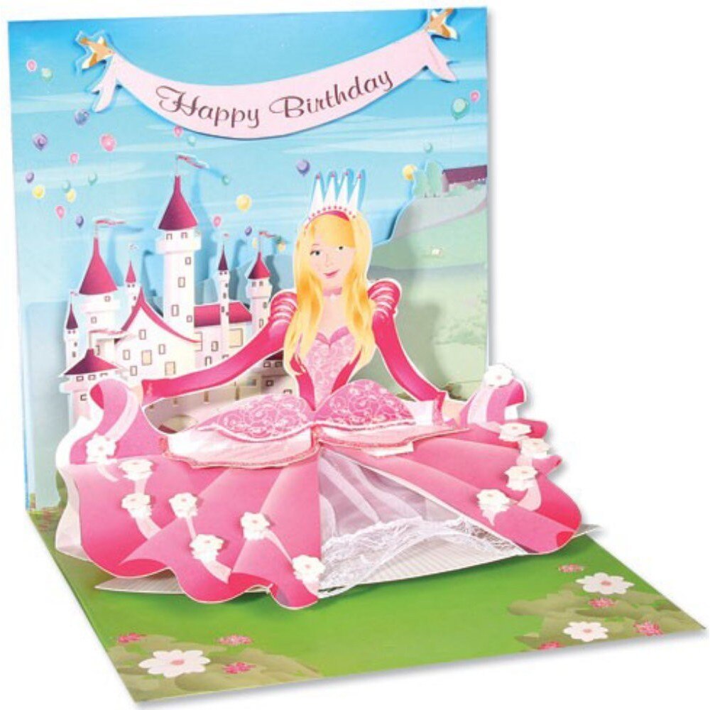 Felicitare 3D Treasure-Printesa