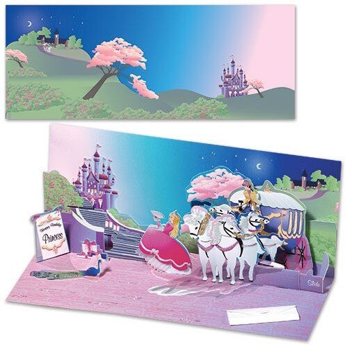 Felicitare 3D Panoramics-Printesa