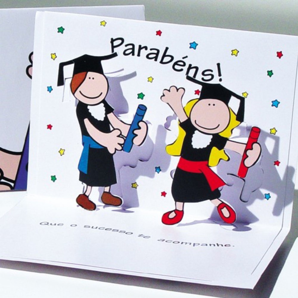 Felicitare 3D stil Origami-Absolvire