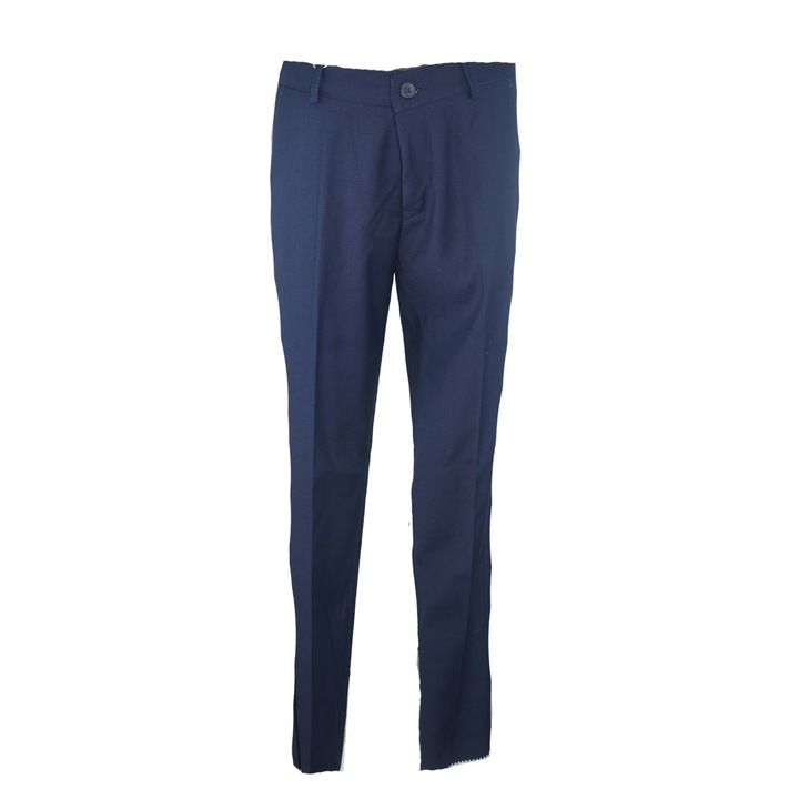 Pantaloni eleganti pentru baieti LA Kids 1480BL_152 cm, Bleumarin 59911