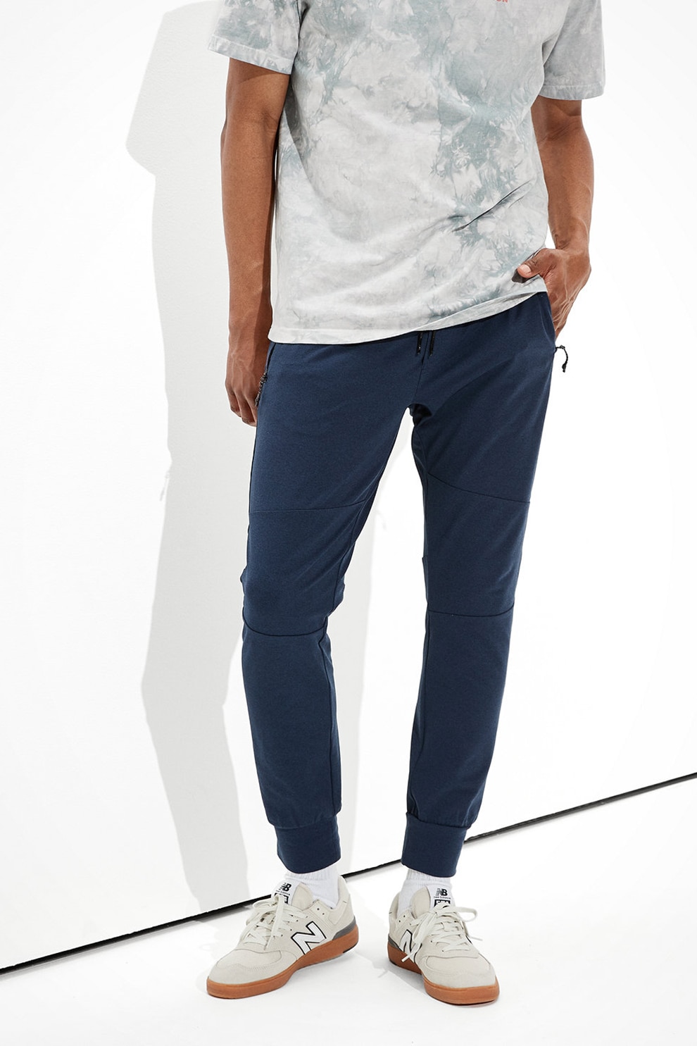 American Eagle, Pantaloni sport conici, Bleumarin