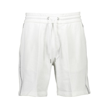 Pantaloni scurti barbat, Calvin Klein, Alb, Logo latera, Alb, L Pantaloni scurti barbat, Calvin Klein, Alb, Logo latera, Alb, L