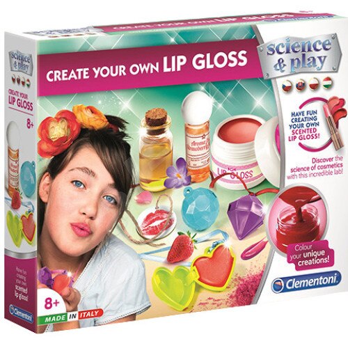 Set de joaca Experiment Lip Gloss, Clementoni