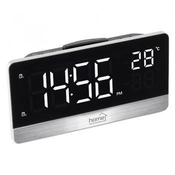 Radio cu ceas Home LTCR 05, Led, FM, Termometru, 200 x 100 x 30 mm Radio cu ceas Home LTCR 05, Led, FM, Termometru, 200 x 100 x 30 mm