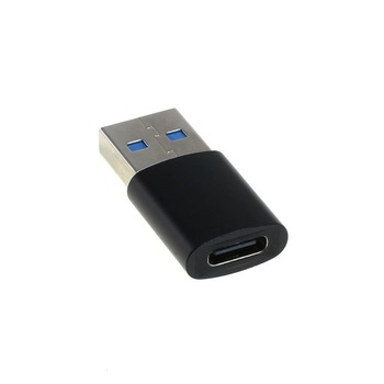 Adaptor Celltek Tip-C mama la USB 3.0 tata, negru Adaptor Celltek Tip-C mama la USB 3.0 tata, negru
