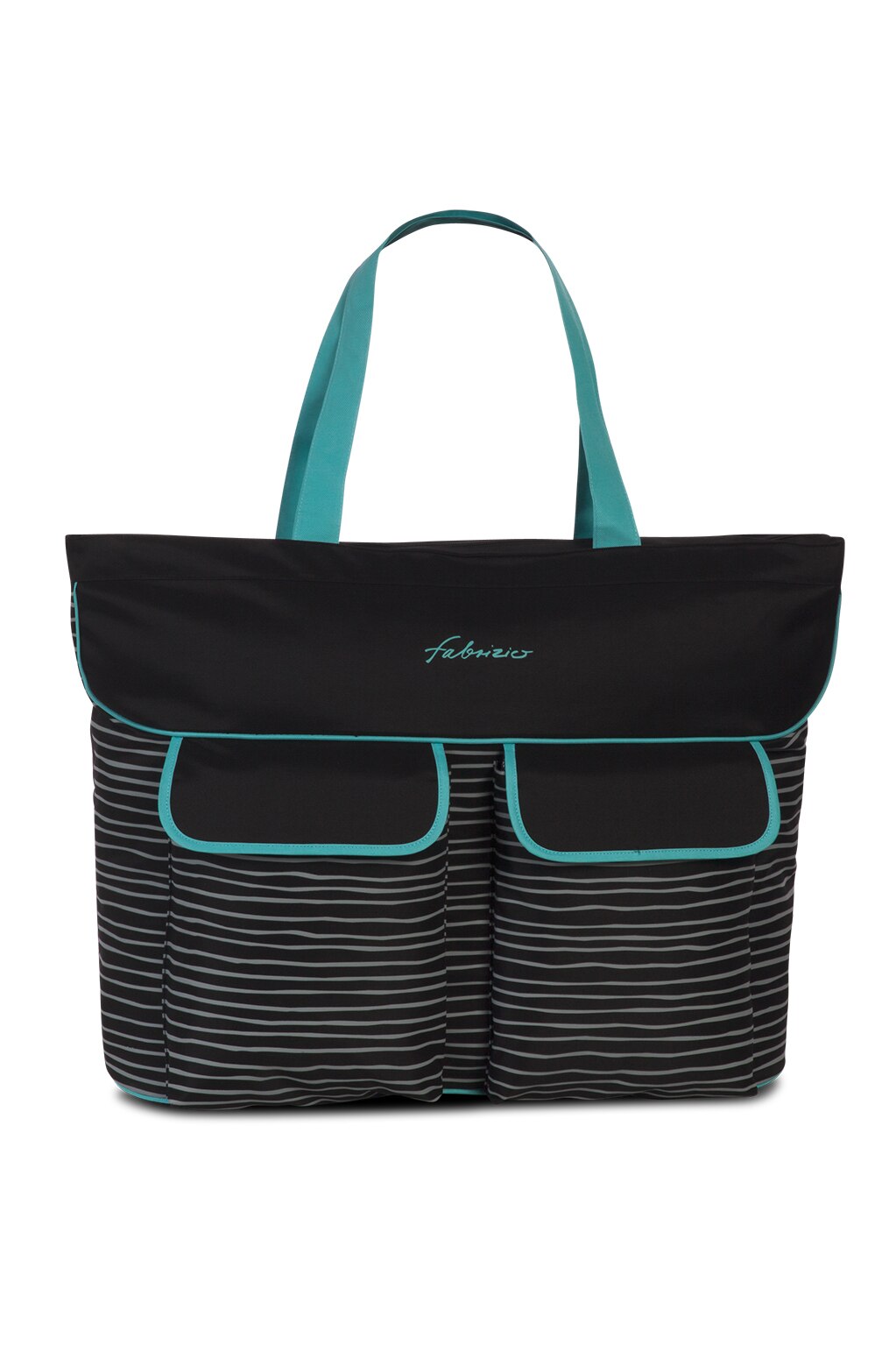 Geanta de plaja, Fabrizio, F50394, XXL, Negru