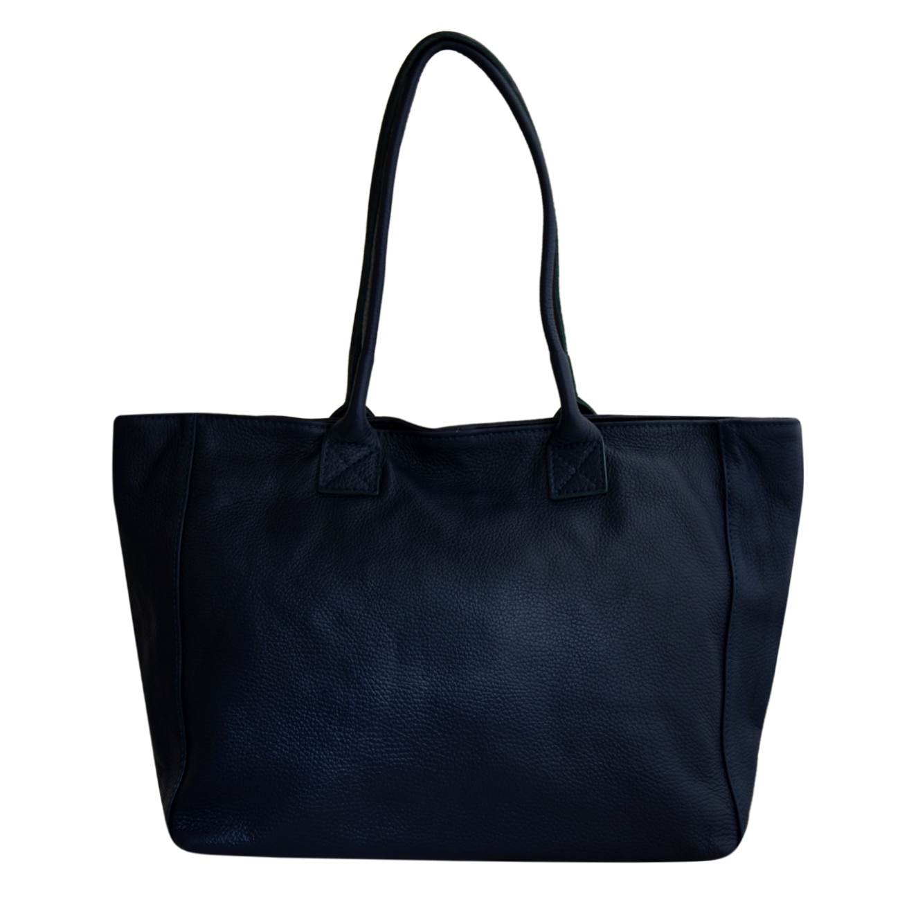 Geanta de dama din piele naturalaEva Bags, Lorena bleumarin