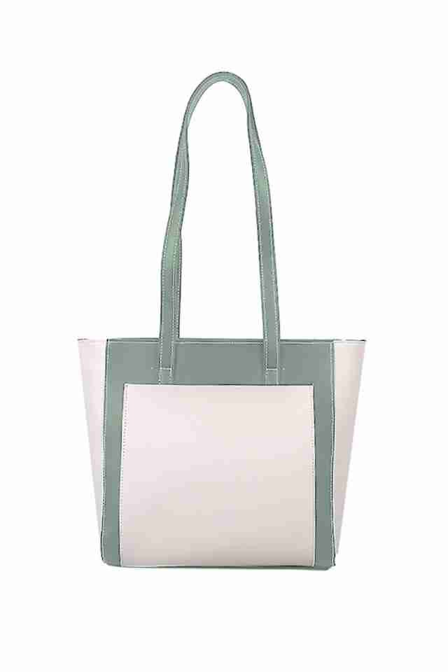 Geanta de dama Dixie bleu din piele ecologica, 37 x 28 x 13 cm
