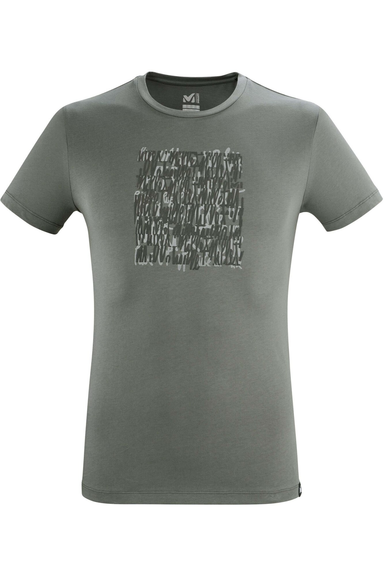Tricou pentru barbati, Millet Script Ts Ss M, Oliv