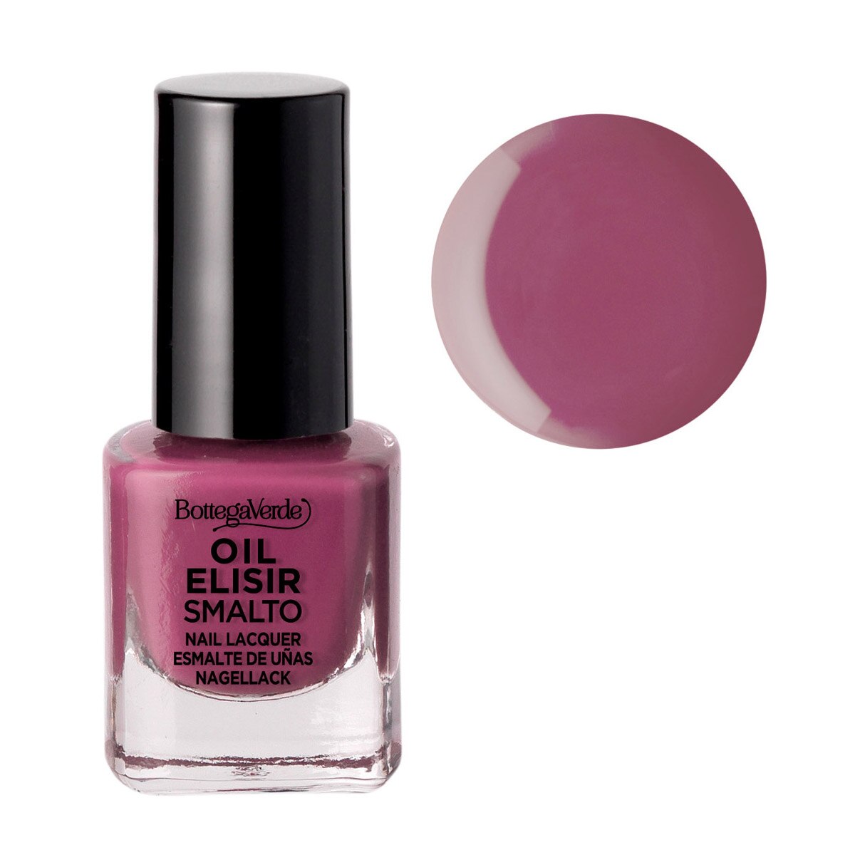 Lac de unghii stralucitor, violet - Smalto, 5 ML, Bottega Verde