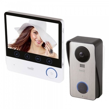 Video interfon color, Home DPV 27, ecran 7”, functie sonerie, IP44 Video interfon color, Home DPV 27, ecran 7”, functie sonerie, IP44