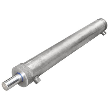 Cilindru hidraulic 750 mm cu filet M20 si racord hidraulic fi20 Cilindru hidraulic 750 mm cu filet M20 si racord hidraulic fi20