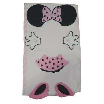 Paturica 98 x 90 cm pentru fete Mini Junior 134, Multicolor Paturica 98 x 90 cm pentru fete Mini Junior 134, Multicolor