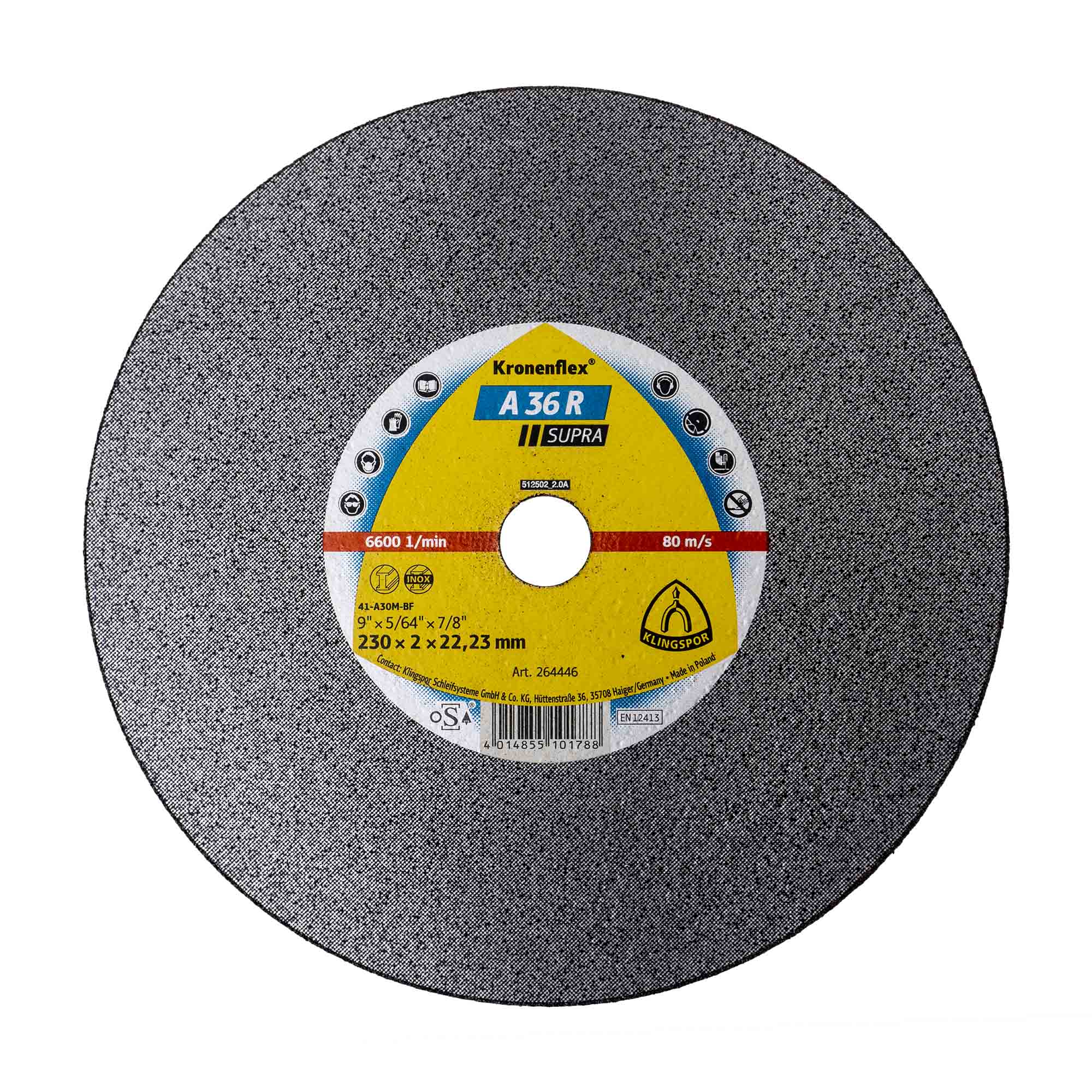 Disc Debitare Klingspor A36R Supra, 230 x 2 x 22mm / EXT 264446