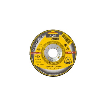 Disc de polizare Klingspor A 24 Extra, 115x6x22.23mm / EXT 188465 Disc de polizare Klingspor A 24 Extra, 115x6x22.23mm / EXT 188465