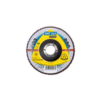 Disc lamelar frontal Klingspor SMT 324, P40 125X22.23 MM / EXT 321510 Disc lamelar frontal Klingspor SMT 324, P40 125X22.23 MM / EXT 321510