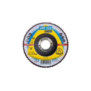 Disc lamelar frontal Klingspor SMT 324, P40 115X22.23 / EXT 321509 Disc lamelar frontal Klingspor SMT 324, P40 115X22.23 / EXT 321509
