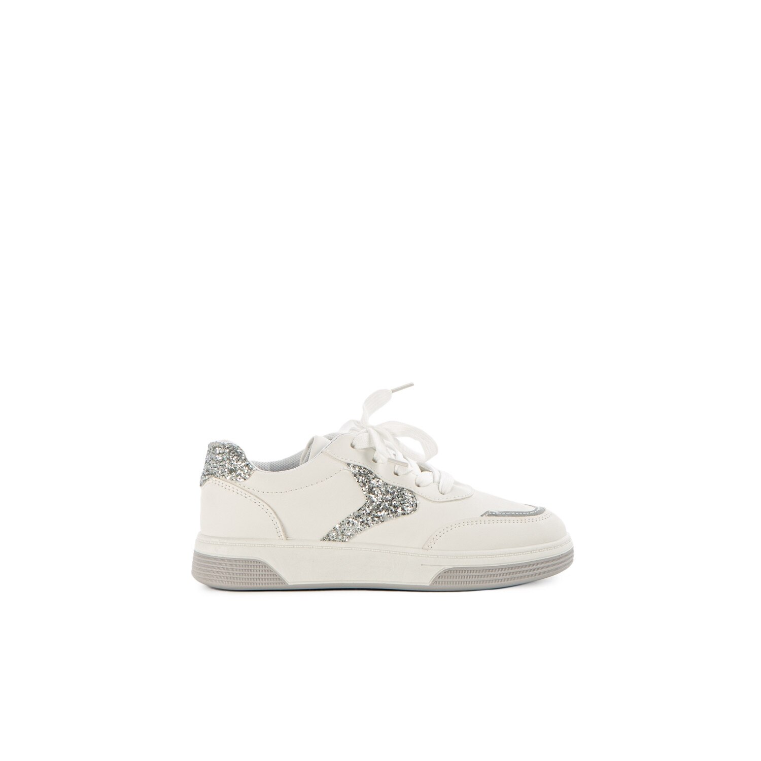 Pantofi sport dama Russo alb/argintiu, Alb optic/Argintiu