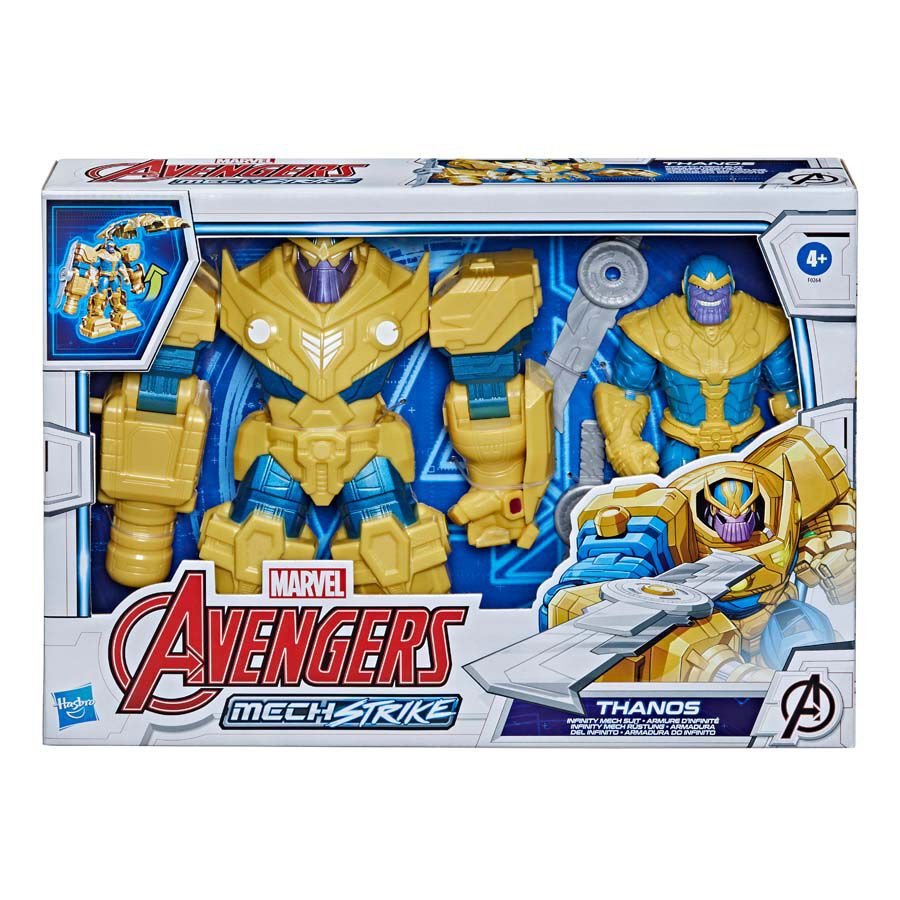 Set Figurina Marvel Avengers Mech Strike Thanos 15Cm