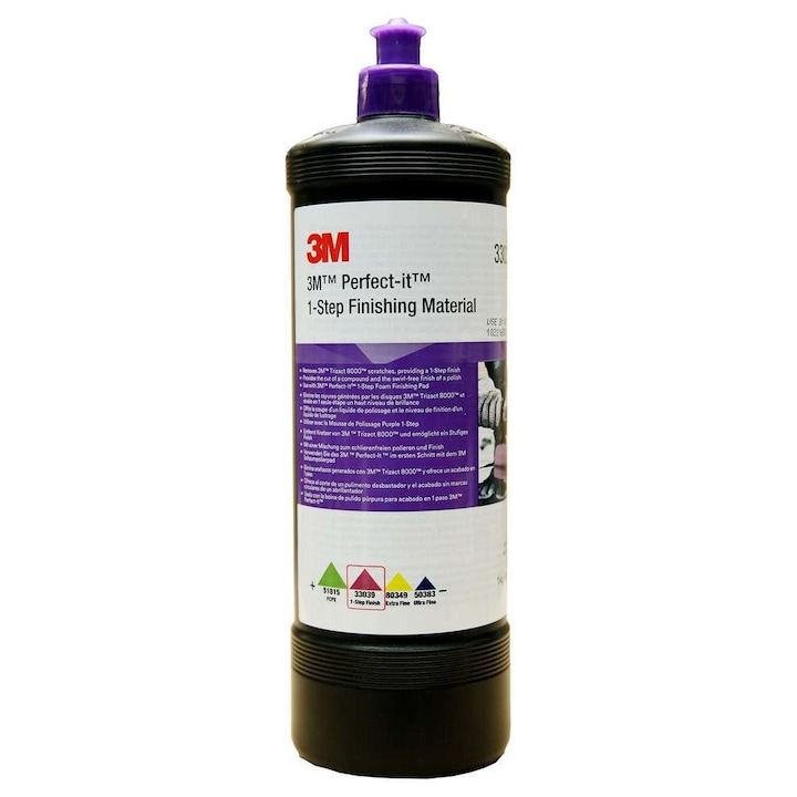 Pasta Polish Mediu-Fin 3M 1-Step Finishing Polish, 890ml