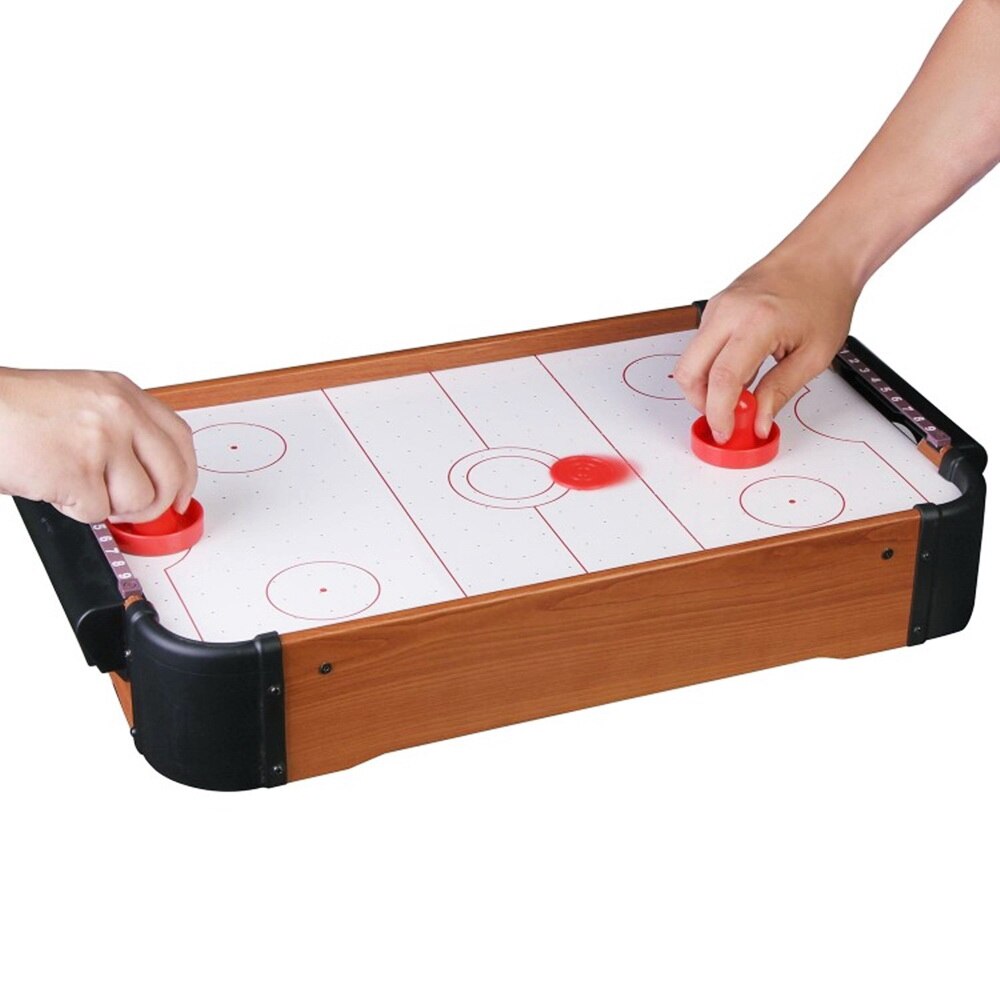 Настолен въздушен хокей, Air hockey, 2 шайби, 2 ръкохватки, 51х31х10см ...