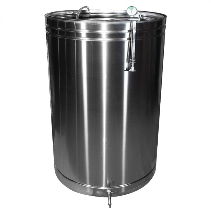 Butoi INOX 550L, EMP Tehno, cu capac Flotant si Canea