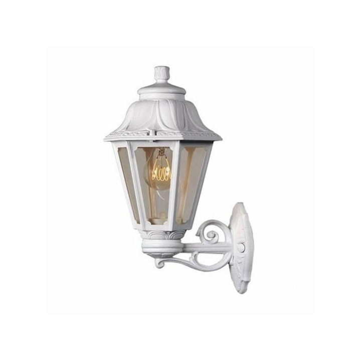 Fumagalli bisso/anna 12 w e27 fehér kültéri falilámpa