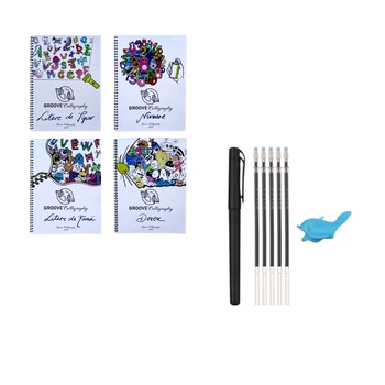 Set Manuale Reutilizabile cu Adancituri si pixuri, A4, 50 pagini Set Manuale Reutilizabile cu Adancituri si pixuri, A4, 50 pagini