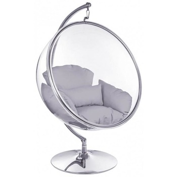 Scaun leagan tip scoica, Strend Pro Samsala, dimensiune 105x105x65 cm, Inox/PP, perna inclusa Scaun leagan tip scoica, Strend Pro Samsala, dimensiune 105x105x65 cm, Inox/PP, perna inclusa