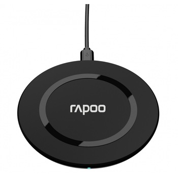 Incarcator Wireless cu adaptor RAPOO XC140, Qi, 2.5/5/7.5/10W, Negru Incarcator Wireless cu adaptor RAPOO XC140, Qi, 2.5/5/7.5/10W, Negru
