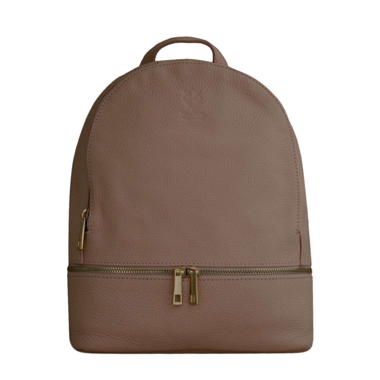 Rucsac de dama din piele naturala,Eva Bags, Bety roz deschis