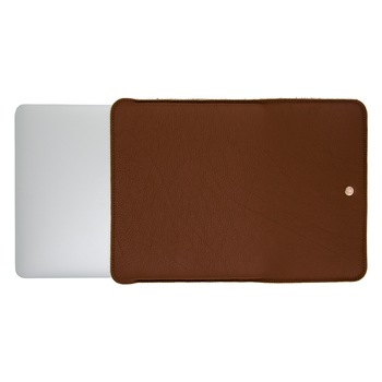 Husa laptop Macbook Pro 13 inch, piele naturala cu lana din fibre naturale, 31 x 23 x 0,6 cm, maro Husa laptop Macbook Pro 13 inch, piele naturala cu lana din fibre naturale, 31 x 23 x 0,6 cm, maro