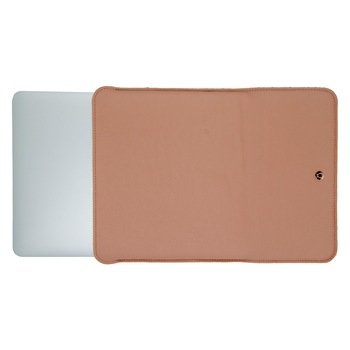 Husa laptop Macbook Pro 13 inch, piele naturala cu lana din fibre naturale, 31 x 23 x 0,6 cm, nude Husa laptop Macbook Pro 13 inch, piele naturala cu lana din fibre naturale, 31 x 23 x 0,6 cm, nude