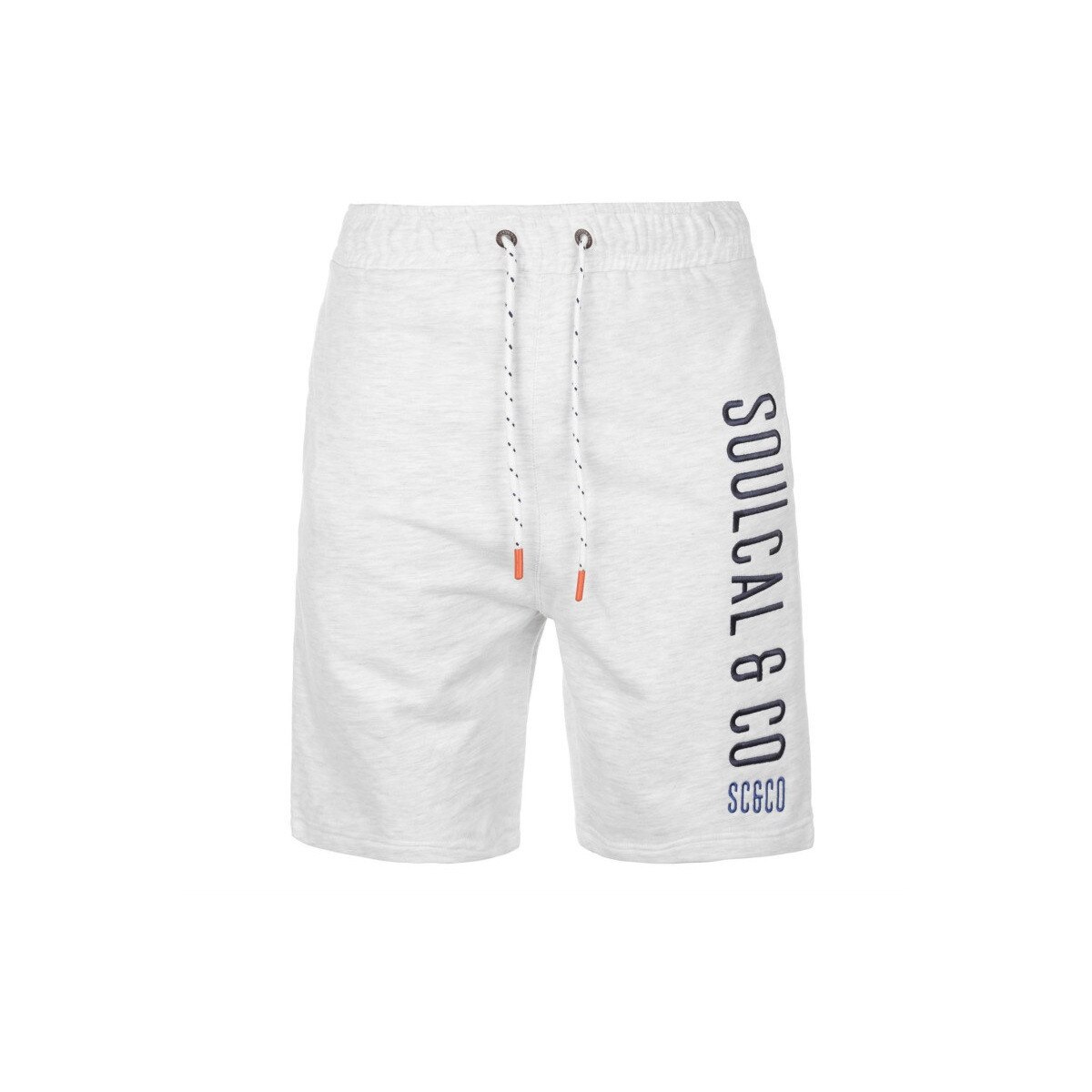 Pantaloni sport barbati Soul Cal Embroide, Bumbac, Gri deschis, S