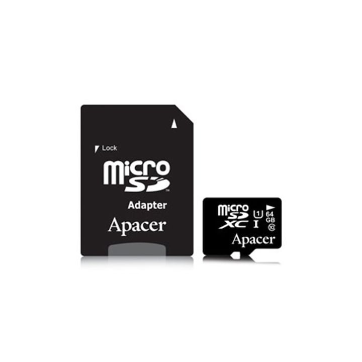 Памет - Apacer 64GB Micro-Secure Digital XC UHS-I Class 10 (1 adapter)