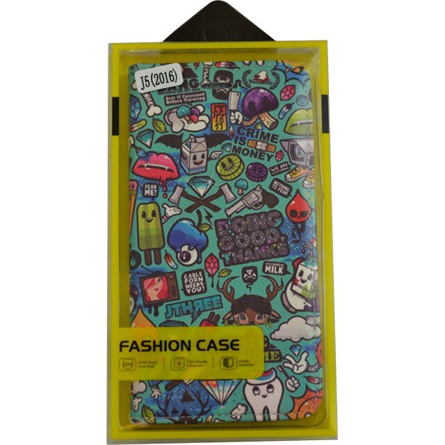 Husa Book Pocket Magnetic Lock Mobile Tuning pentru Samsung J5 2016, Model Personaje