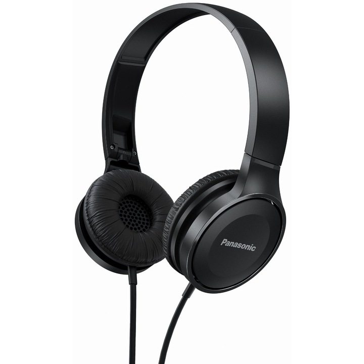 Аудио слушалки Panasonic RP-HF100E-K, Черни/Black