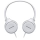 Аудио слушалки Panasonic RP-HF100ME-W, Микрофон, Бели/White