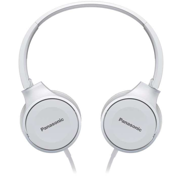 Аудио слушалки Panasonic RP-HF100ME-W, Микрофон, Бели/White