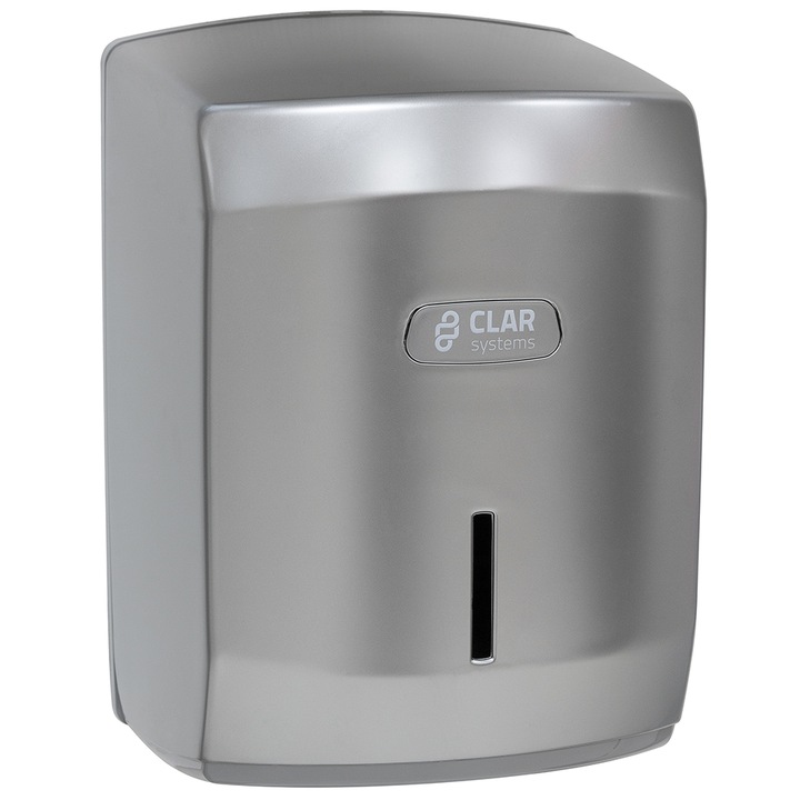 Dispenser rulou prosop maxi, plastic gri ABS