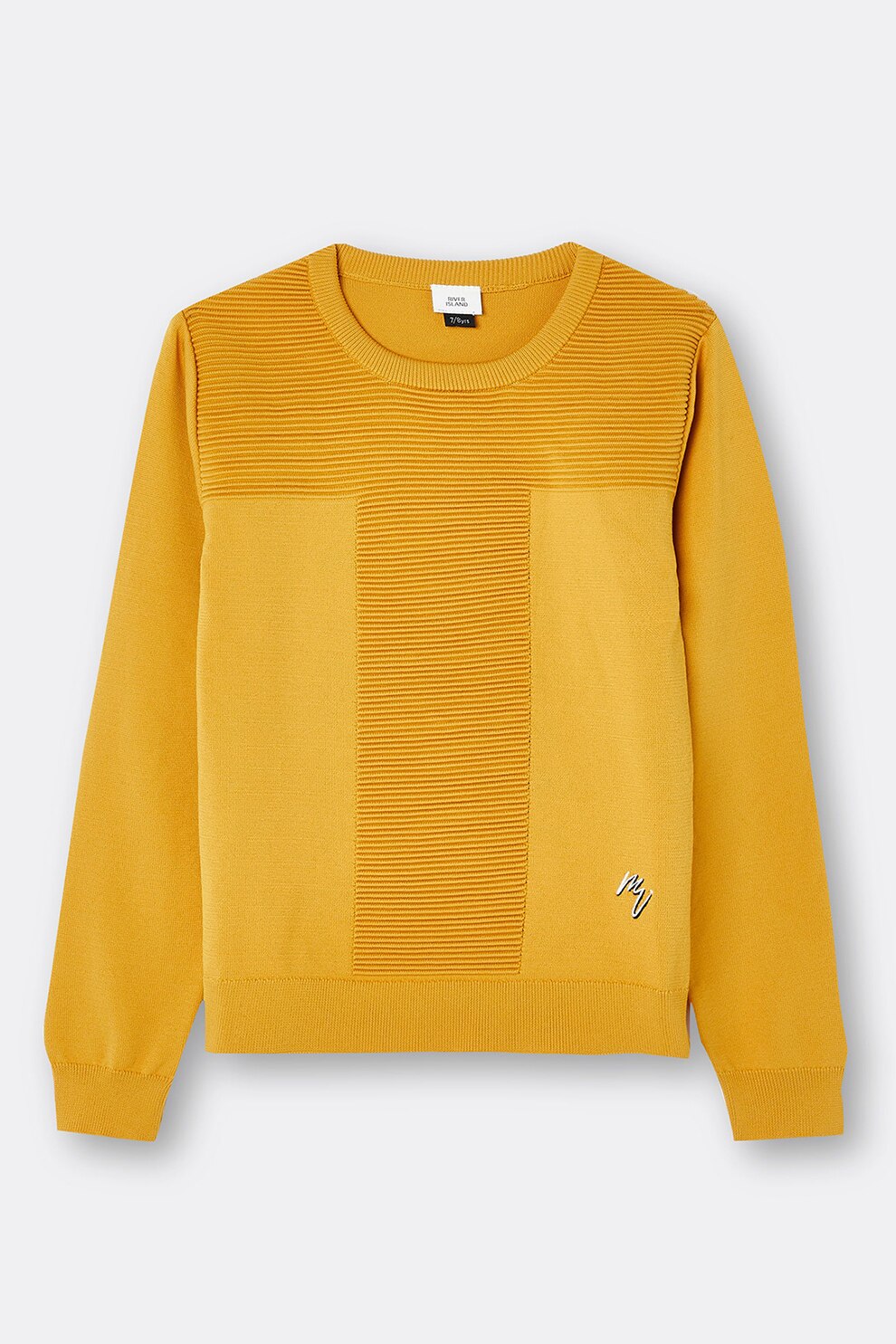 River Island, Pulover cu striatii, Galben mustar
