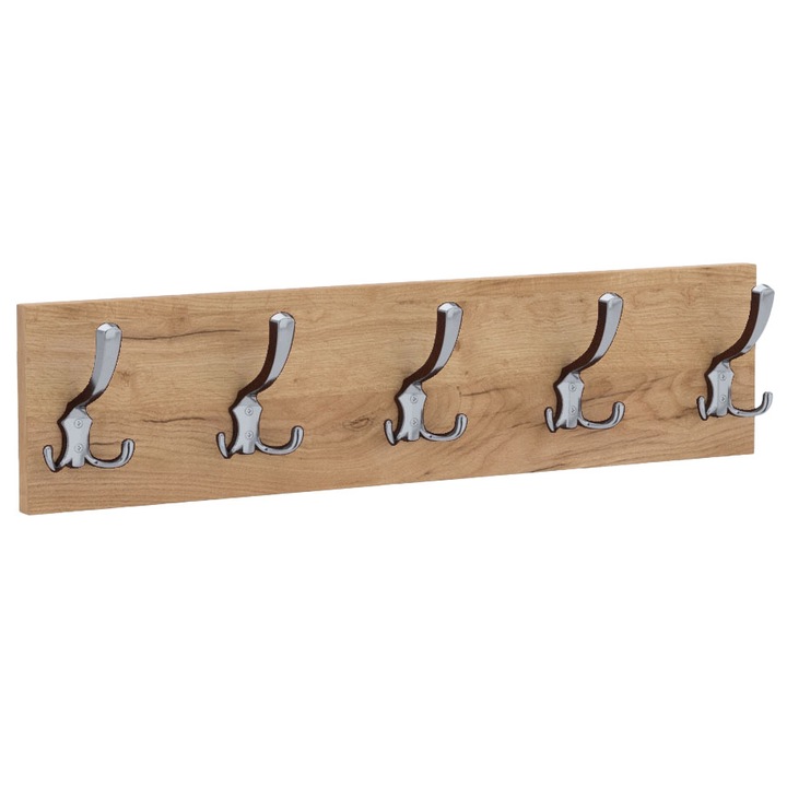 OEM PICO Akasztó, PVC, 15 x 70 cm, Króm / Arany