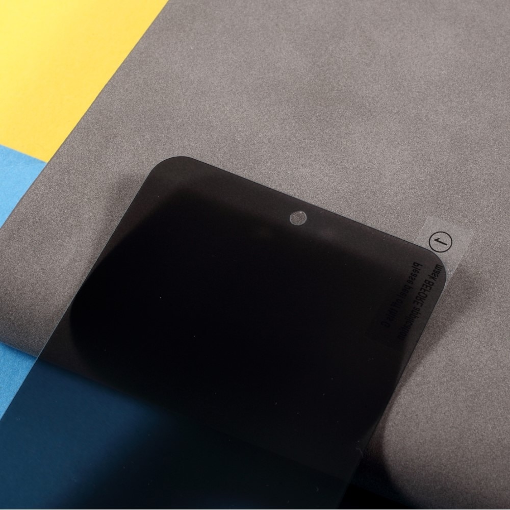 Folie Sticla curbata securizata Flippy compatibila cu Samsung S21 Ultra Full Glue Privacy Negru