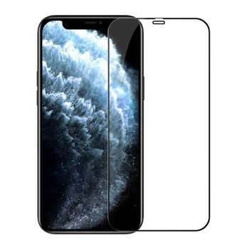 Folie Sticla securizata Flippy compatibila cu Apple iPhone 12/iPhone 12 Pro Full Glue Negru Folie Sticla securizata Flippy compatibila cu Apple iPhone 12/iPhone 12 Pro Full Glue Negru