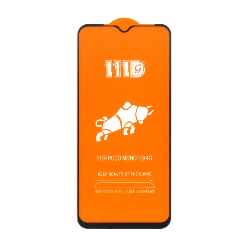 Folie sticla securizata, 111D, pentru Xiaomi Redmi 9T